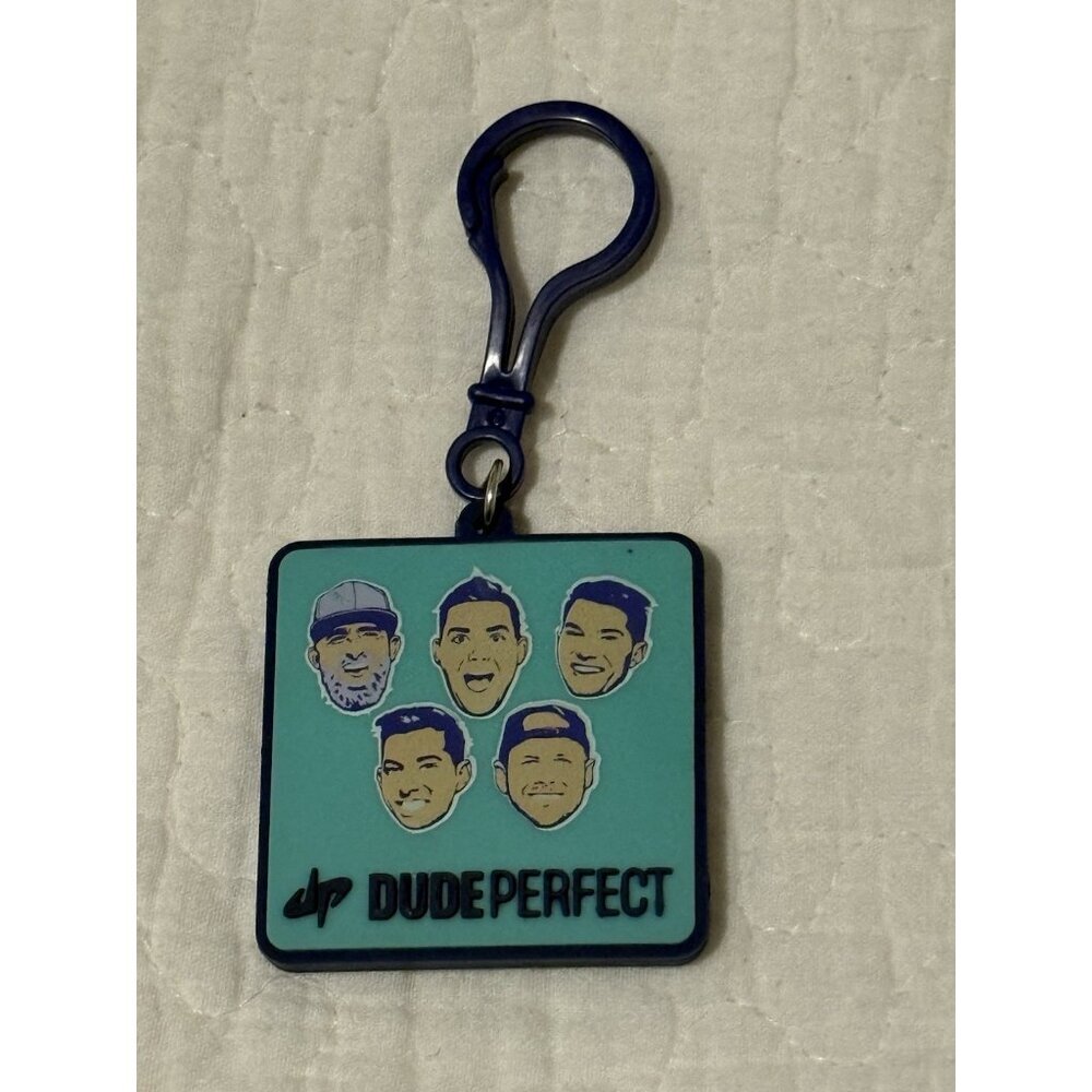 Dude Perfect Crew Coby Cory Garrett Cody Tyler KeyChain RARE Backpack Keys - Picture 3 of 4